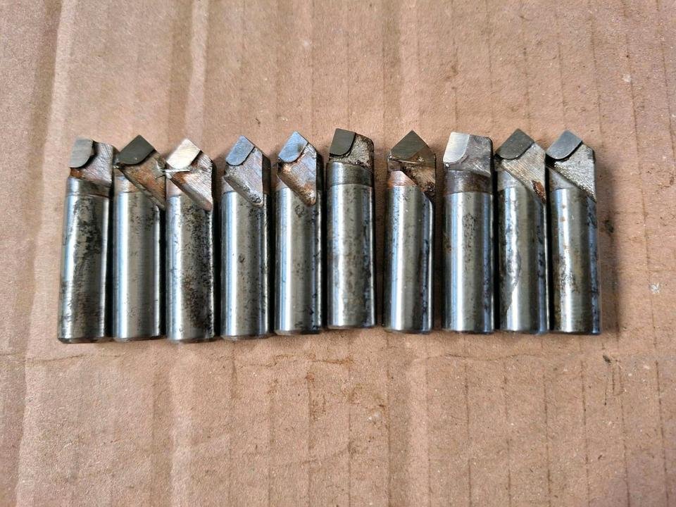10x Drehstahl d=10mm für Drehmaschine Spindelwerkzeug