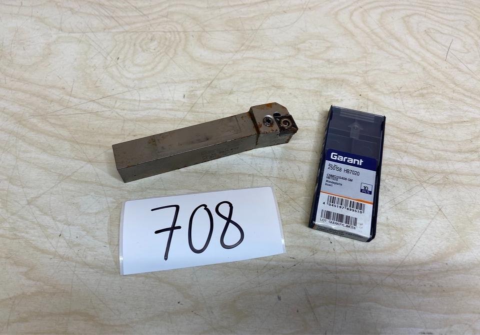 Garant Wendeplattendrehstahl, mit Wendeplatten, Drehstahl, #708
