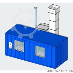  20DV Container-Spritzkabine