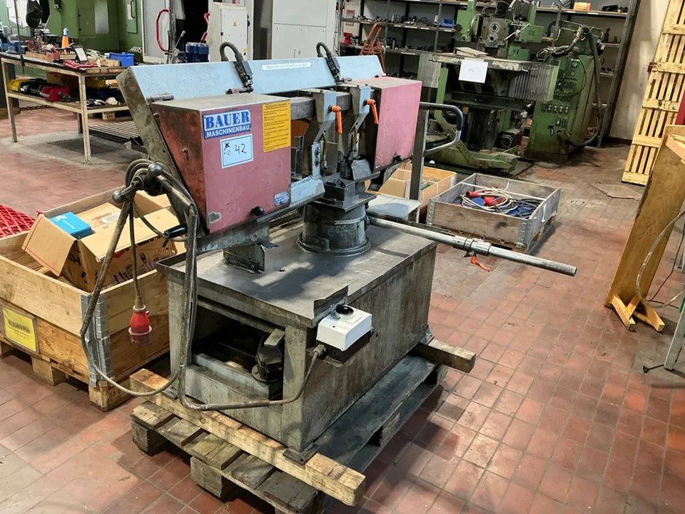 1998 BAUER 230G Horizontale Bandsägemaschine
