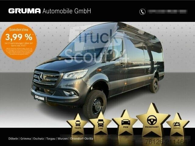 Mercedes-Benz Sprinter 419 CDI Superhoch 4x4 Allrad LED+NAVI+