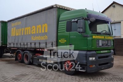 Interchangeable chassis truck MAN TGA 26.440 BDF + interchangeable bridge used