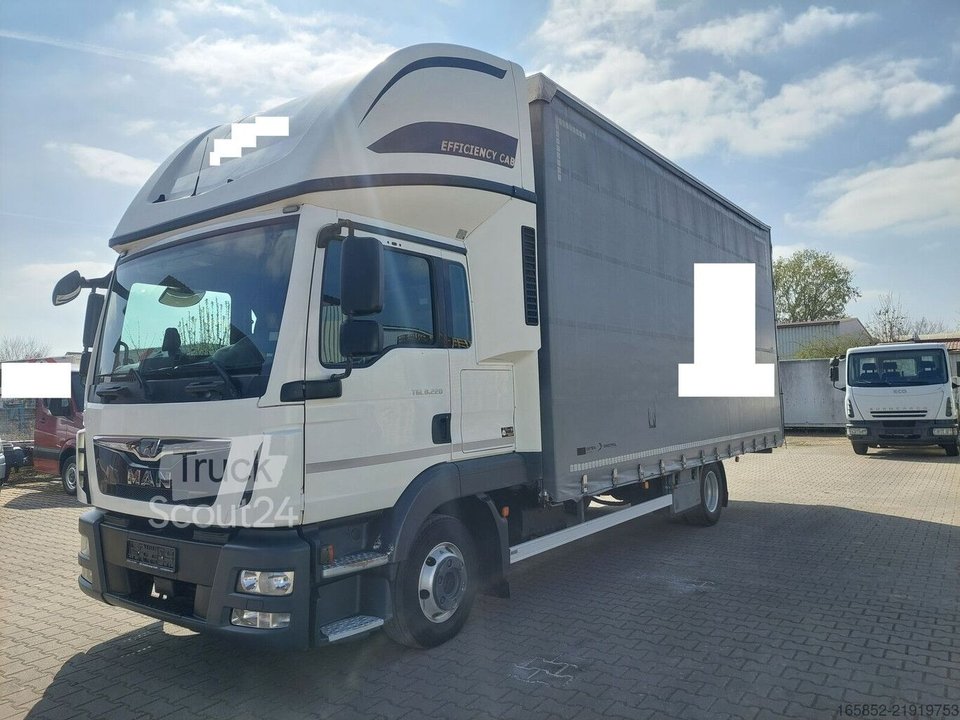 Sliding Plan MAN TGL 8.220 4x2 Euro 6 Curtains Jumbo EfficiencyCa... used