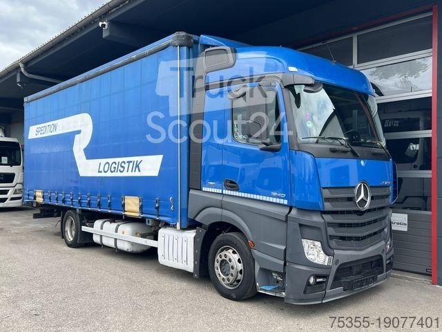 LKW mit Pritsche & Plane MERCEDES-BENZ Actros 1840 MEGA Jumbo Klima Reatarder ACC-Tempo gebraucht