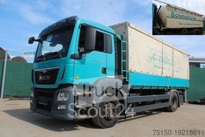 LKW mit Tankaufbau MAN TGS 18.400 4x2 LL - Silo / Pritsche - Nr.: 878 gebraucht