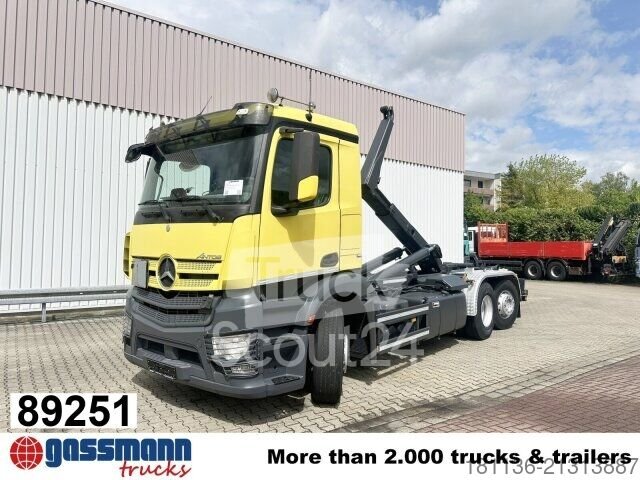 Abrollkipper Mercedes-Benz Antos 2543 6x2-4, Meiller RK 20.70, Funk-Kli-Ret gebraucht