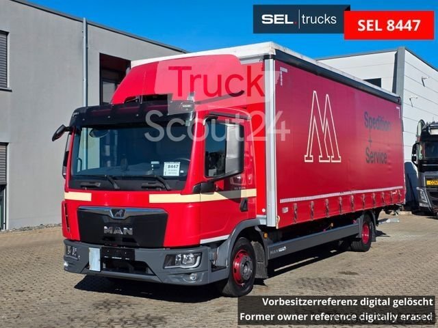 LKW mit Pritsche & Plane MAN TGL 12.220 4x2 BL CH / Ladebordwand / Navi gebraucht