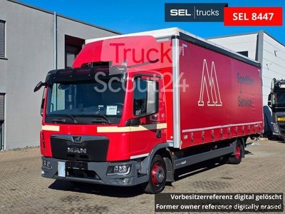 LKW mit Pritsche & Plane MAN TGL 12.220 4x2 BL CH / Ladebordwand / Navi gebraucht