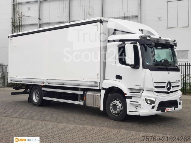 LKW mit Pritsche & Plane MERCEDES-BENZ 1840 L ACTROS Schiebeplane Hecktüren AHK gebraucht