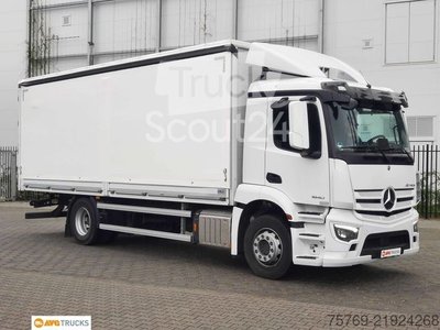 LKW mit Pritsche & Plane MERCEDES-BENZ 1840 L ACTROS Schiebeplane Hecktüren AHK gebraucht