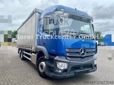 LKW mit Pritsche & Plane MERCEDES-BENZ 2533L Antos E6, L-Haus, Klima,Edscha, LBW 3to gebraucht