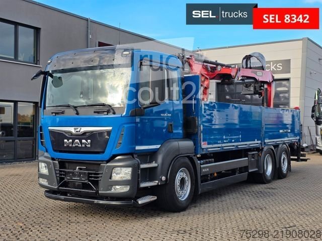Autokran MAN TGS 26.460 6x2-4 LL / Palfinger / Lenkachse gebraucht