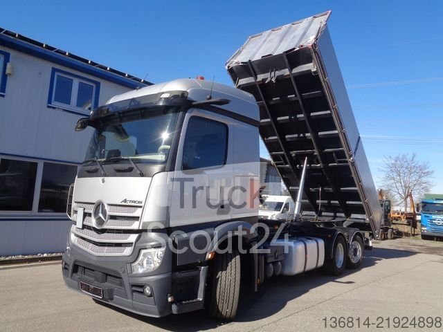 Dreiseitenkipper LKW MERCEDES-BENZ Actros 2648 6x2 3-S-Kipper Lift + Lenk Retarder gebraucht