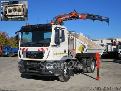 Kipper LKW MAN TG-M 18.340 4x2  2-Achs Kipper Kran Funk 3xhydr+ gebraucht