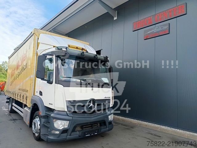 LKW mit Pritsche & Plane MERCEDES-BENZ Antos 1840 / E6 / Schiebe Plane mit Türen gebraucht
