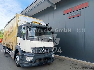 LKW mit Pritsche & Plane MERCEDES-BENZ Antos 1840 / E6 / Schiebe Plane mit Türen gebraucht