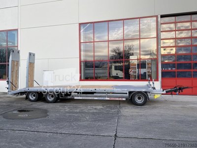 Tieflader Anhänger Möslein T 3-8,20 P VB H1 Blatt  3 Achs Tieflader mit gerader Ladefläche 8,10 m, Neufahrzeug neu