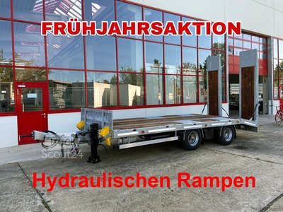 Tieflader Anhänger Möslein TT21-6,5 hydr  21 t Tandemtieflader, hydr. Rampen, NEU neu