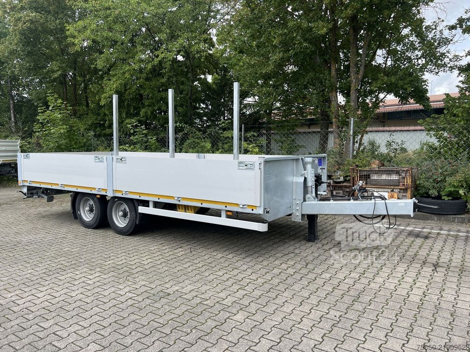 Anhänger mit offener Pritsche Möslein THT 11 G 6,2 L  Tandem- Pritschenanhänger- Tieflader neu