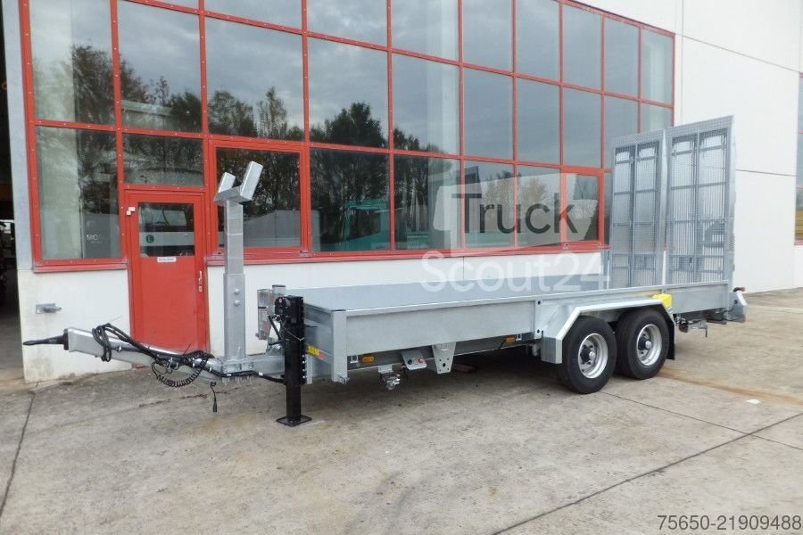 Tieflader Anhänger Möslein TT 11-E6x2  Tieflader für Fräsen breiten Rampen, Neu neu