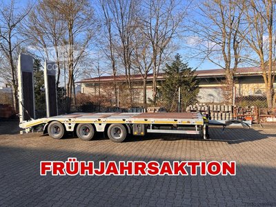 Tieflader Anhänger Möslein TT 34 Zugrohr Gerade  34 t GG Tridem- Tieflader 3 Achs, gelenktNeufahrzeug neu