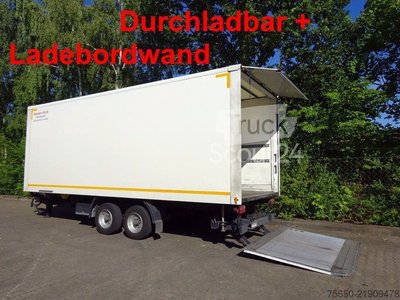 Kofferanhänger Möslein TKO 105 Schwebheim  Tandemkoffer, Ladebordwand + Durchladbar gebraucht
