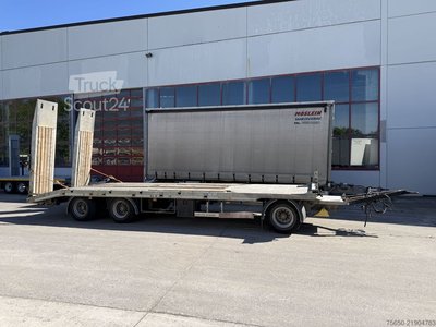 Tieflader Anhänger Möslein TO 3 Schwebheim  3 Achs Tieflader Plato gebraucht
