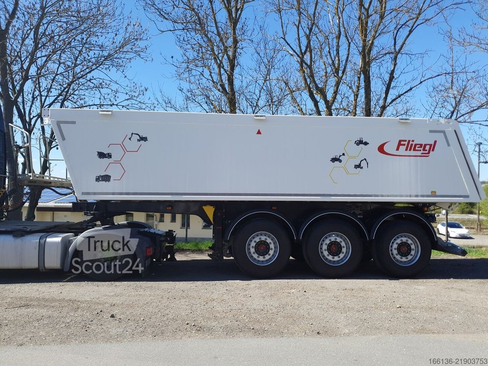 Kipper semi-trailer flliegl DHKA 390 - 25 m used