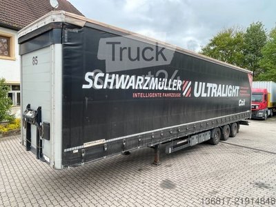 Auflieger mit Pritsche & Plane SCHWARZMÜLLER Plane S1 Mega Edscha Coilmulde Hubdach gebraucht