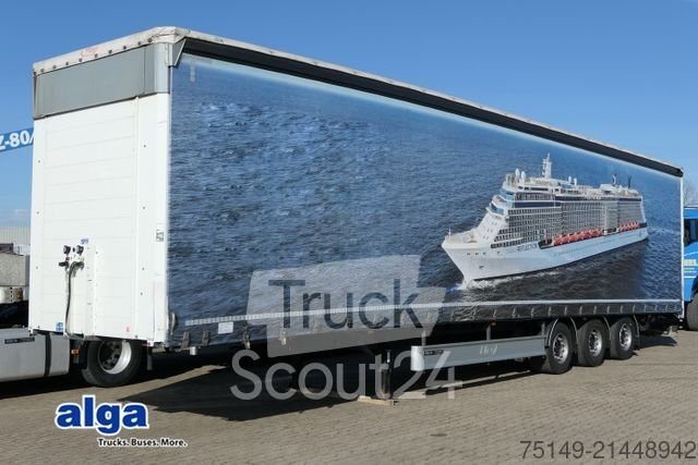 Auflieger mit Pritsche & Plane FLIEGL SDS 350 MegaRunner, Edscha, SAF, Luft, Zurrösen gebraucht