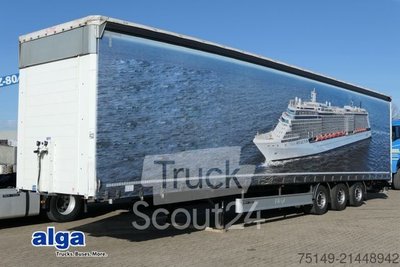 Auflieger mit Pritsche & Plane FLIEGL SDS 350 MegaRunner, Edscha, SAF, Luft, Zurrösen gebraucht