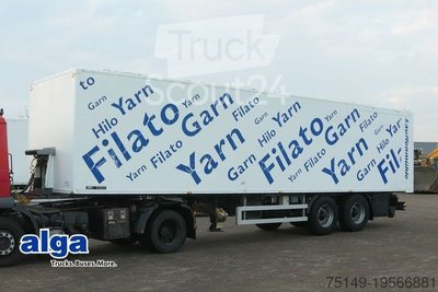 Kofferauflieger SOMMER 2-Achser, elektr. Rolltor, BPW, 11.000mm lang gebraucht