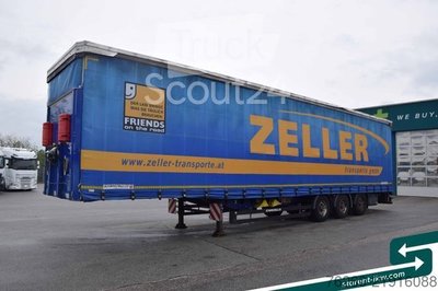 Auflieger mit Pritsche & Plane SCHWARZMÜLLER Megatrailer Coil Verbreiterbar BPW Hubdach gebraucht