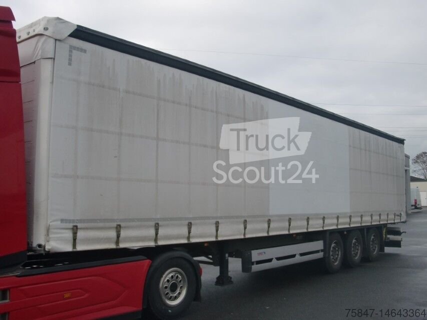 Auflieger mit Pritsche & Plane Schmitz Cargobull SCS 24/L-13.62 CEB Coil 9.000 mm gebraucht