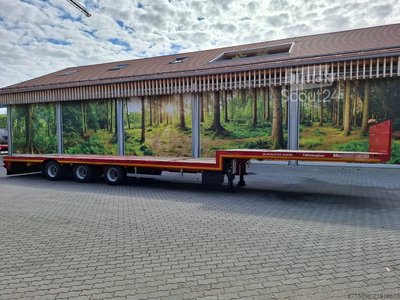 Tieflader-Sattelauflieger Möslein 3 Achs Satteltieflader - Plato gebraucht