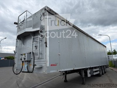 Auflieger mit Walkingfloor BENALU Jumboliner Schubboden 90,1m3 2X Liftachse SAF gebraucht