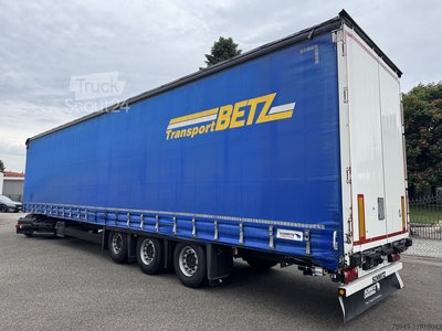 Auflieger mit Pritsche & Plane Schmitz Cargobull SCS 24/L Mega, Liftachse, 3m Hubdach gebraucht