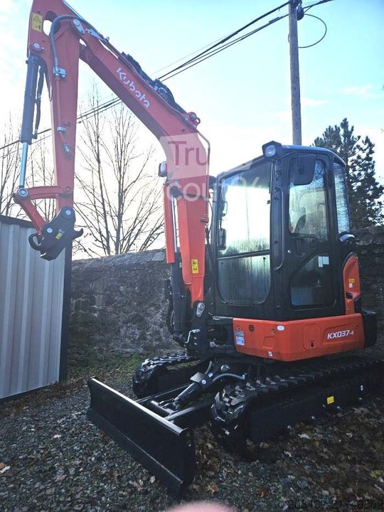Minibagger Kubota KX037-4 (nur 4 Betriebsstunden, "neu" ) neu