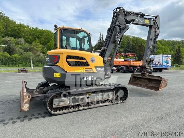Minibagger VOLVO EC88D,Verstellausleger,Powertilt,Klima, 3 Löffel gebraucht