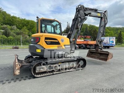 Minibagger VOLVO EC88D,Verstellausleger,Powertilt,Klima, 3 Löffel gebraucht