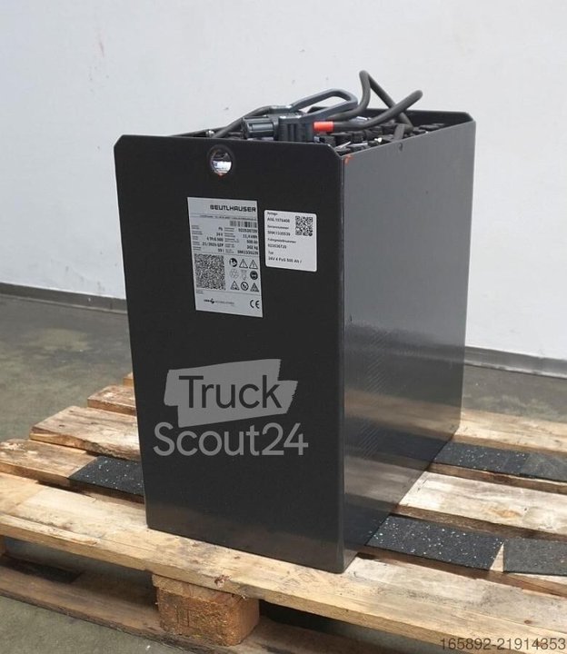 Gabelstaplerbatterie GRUMA 24 Volt 4 PzS 500 Ah gebraucht
