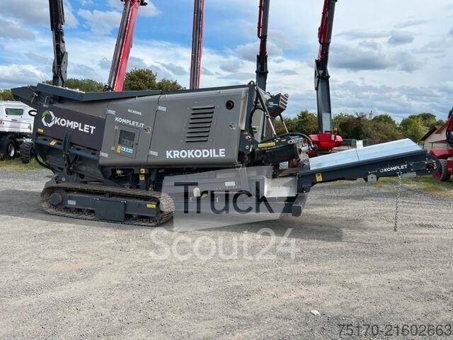 Baumaschine Komplet Krokodile / nur 76h! / 2022 / Schredder gebraucht
