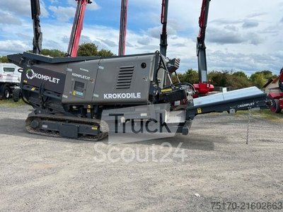 Baumaschine Komplet Krokodile / nur 76h! / 2022 / Schredder gebraucht