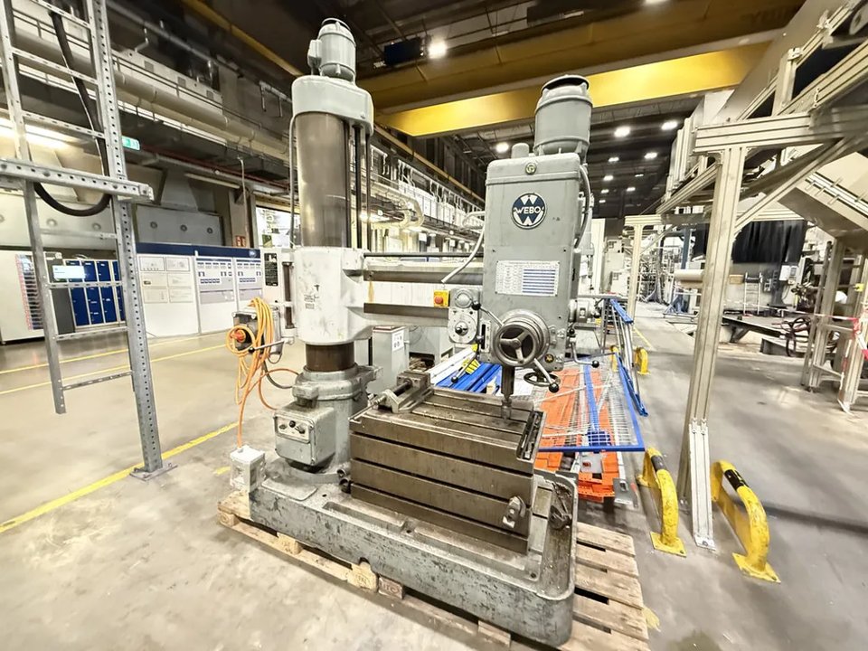 WEBO  Radialbohrmaschine