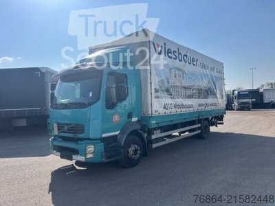 LKW mit Pritsche & Plane VOLVO FL 240 4X2R, PLANE, MANUAL, E4, LADEBORDWAND, gebraucht