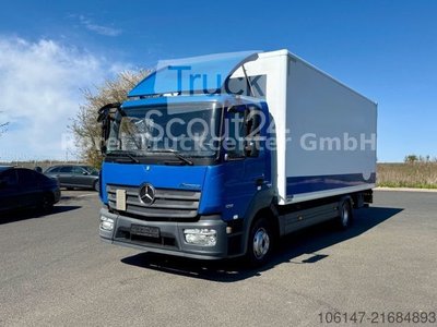 LKW mit Kofferaufbau MERCEDES-BENZ 1218L,Atego E6, Automatik,Klima, LBW 1,5to gebraucht