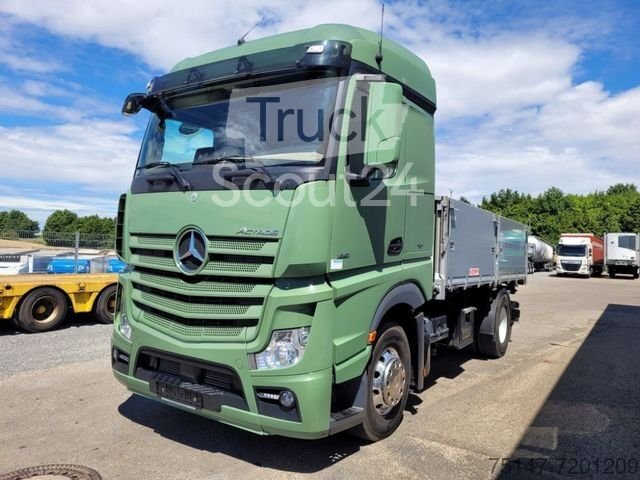 Dreiseitenkipper LKW MERCEDES-BENZ 1851 L 4x2 Actros Alu Kempf 3-Seiten Kipper ACC gebraucht