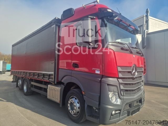 LKW mit Pritsche & Plane MERCEDES-BENZ 2536 L 6x2*4 Lenk/Lift Retarder Edscha ACC gebraucht