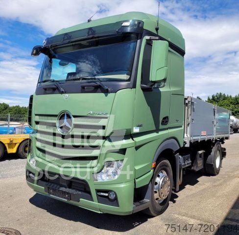 Kipper LKW MERCEDES-BENZ 1851 L 4x2 Actros Alu Kempf 3-Seiten Kipper ACC gebraucht
