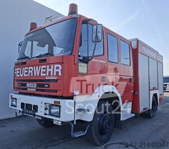 LKW mit Kofferaufbau IVECO FF135E22W EuroFire 4x4 Allrad Feuerwehr TLF16/25 gebraucht